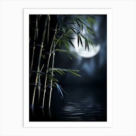 Bamboo Tree In Water Art Print