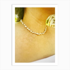 Pearl Necklace Art Print