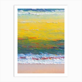 Palm Cove Beach, Australia Bright Abstract Art Print