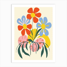 Flowers In A Pot Art Print