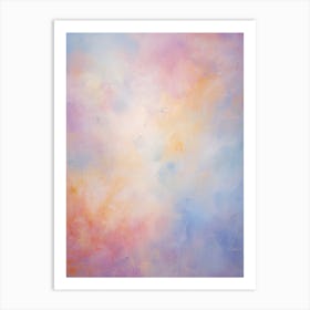 Pastel Abstract Painting 3 Art Print