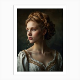 Portrait Of A Young Woman 32 Art Print