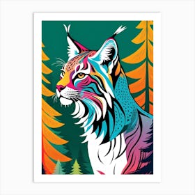 Lynx animal 1 Art Print