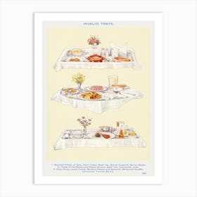 Invalid Trays Steamed Fillets Of Sole Art Print