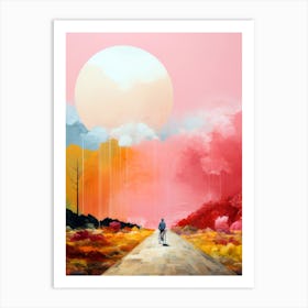 Road To Nowhere Abstract Painting Art Print