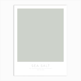 Colour Block Collection - Sea Salt Art Print