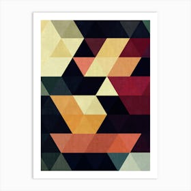 Triangle art 1 Art Print