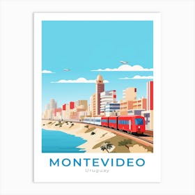 Uruguay Montevideo Travel Art Print