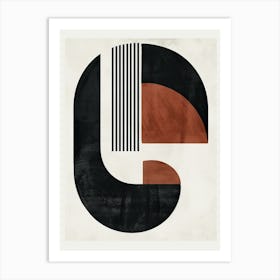 Elora Stone Park Bauhaus Minimalist Art Print