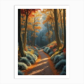 Path In The Woods 1 Art Print