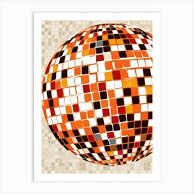 Disco Ball Vector 3 Art Print