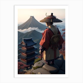 Samurai Warrior 1 Art Print