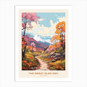 The Great Glen Way Scotland 2 Hike Poster Art Print