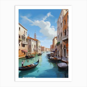 Venice Canal..4 Art Print