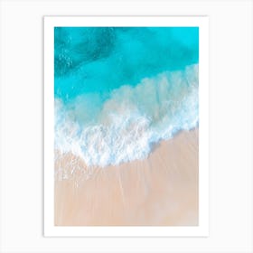 Aerial View Of The Beach 5 Art Print