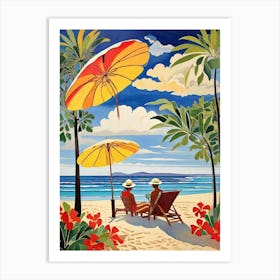 Hawaiian Beach Art Print