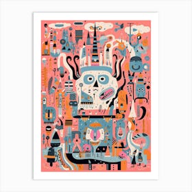 City Of Monsters Art Print