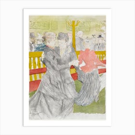 Dance At The Moulin Rouge (1897), Henri de Toulouse-Lautrec Art Print