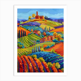 Tuscan Countryside 5 Art Print