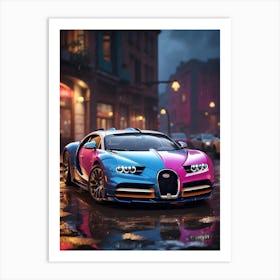 Bugatti Chiron 7 Art Print