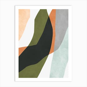 Watercolor expressionism 18 Art Print