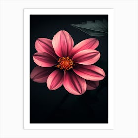 Dahlia Flower 7 Art Print