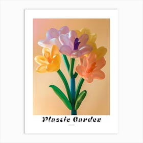 Dreamy Inflatable Flowers Poster Larkspur 3 Art Print