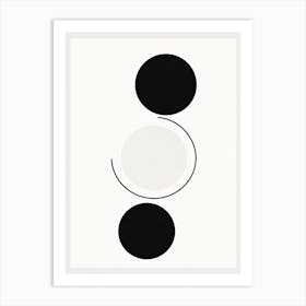 Minimal Abstract Shapes 67 Art Print