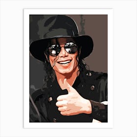 Michael Jackson king of pop music 24 Art Print