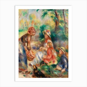 Apple Vendor(1890), Pierre Auguste Renoir Art Print