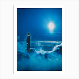 Moon Gazing Art Print