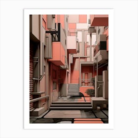 Urban Geometric 8 Art Print