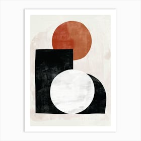 Mont Tremblant Stone Park Bauhaus Minimalist Art Print