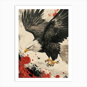 Eagle In Flight Art Print