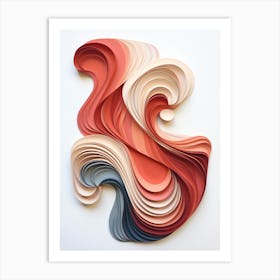 Paper Sculpture 1 Art Print