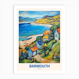 Barmouth Wales Uk Travel Poster Art Print