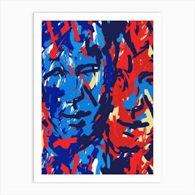 Two Faces 29 Art Print