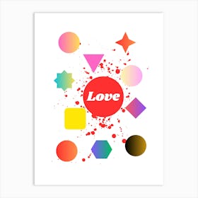 Love always Art Print