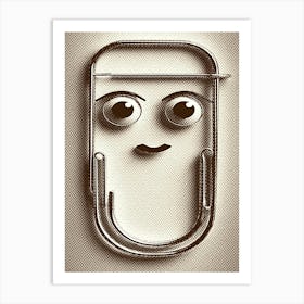 Paper Clip Art Art Print