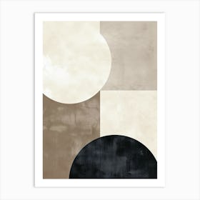 Soothing Geometry Minimalist Style Art Print