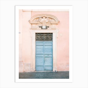 Pastel Trastevere Rome Italy Travel Photography Art Print