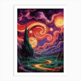 Starry Night 13 Art Print