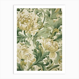 Floral Wallpaper 53 Art Print