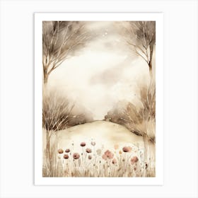 Poppy Field 1 Art Print