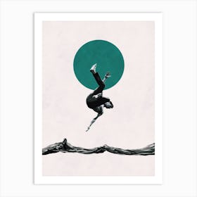 Falling With Style Art Print