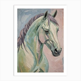 White Horse no2 Art Print