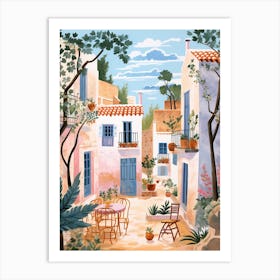 Paphos Cyprus 6 Illustration Art Print