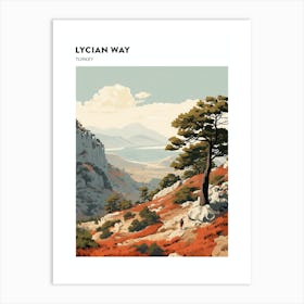 Lycian Way Turkey 1 Hiking Trail Landscape Poster Art Print