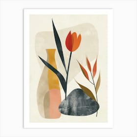 Cute Objects Abstract Illustration 2 Art Print
