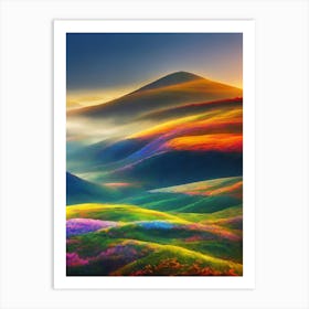 Colorful Landscape 1 Art Print